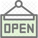 Closed Label Open Icon
