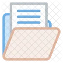 Open Folder Document Icon