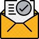 Open Mail Check Icon