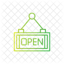 Open Shop Sign Icon