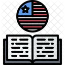 Open American Book Book Flag Icon
