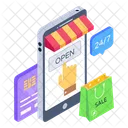 247 Service Open App Card Payment Icon