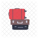 Suitcase Wheels Lie Down Icon