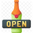 Open Bar Hospitality Open House Icon