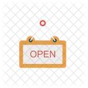 Open Board Hanging Icon