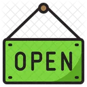 Open Shopping Label Icon