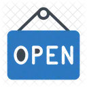 Open Board Hanging Icon