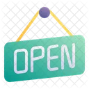 Open Sign Store Icon