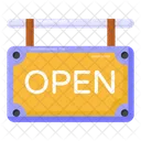 Open Label Open Open Board Icon