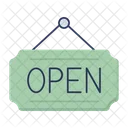 Open Board Signboard Open Icon