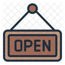 Open Sign Restaurant Icon