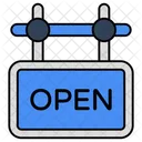 Roadboard Signboard Open Board Icon