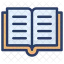 Open Book Text Book Rule Book Icon