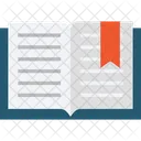 Open Book Education Notebook Icon