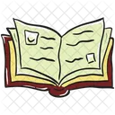 Open Book Textbook Handbook Icon