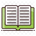 Open Book Textbook Guidebook Icon