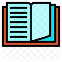 Open Book Library Reading Icon