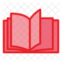 Open Book Spiral Book Reading Icon