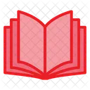 Open Book Spiral Book Reading Icon