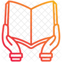 Open Book Hand Education Icon