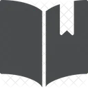 Open Book Bookmark  Icon