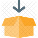 Open Box Down  Icon