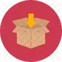 Open Box Package Delivery Icon