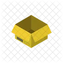 Open Box Isometric Iso Icon