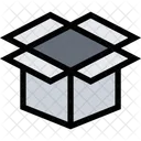 Offnen Verpacken Lagern Symbol