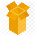 Open Carton Package Parcel Icon