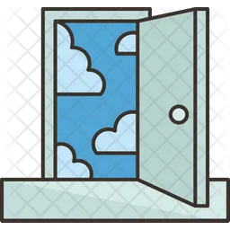 Open Door  Icon