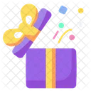 Open Gift Gift Surprise Icon