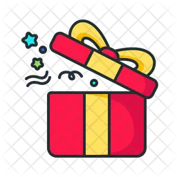 Open Gift Box  Icon