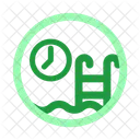 Opening Time Wall Clock Time Icon