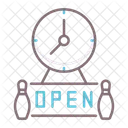 Open Hours Customer Service Time Icon