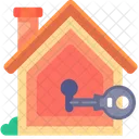 Open House Key Access Icon