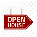 Open house sign  Icon