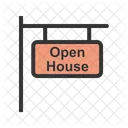 Open House Sign Icon