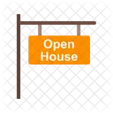 Open House Sign  Icon