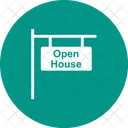 Signboard Open House Icon