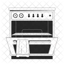 Open Open Door Empty Rack Icon