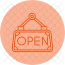 Open Neon Signs Unlocked Icon