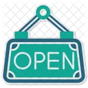 Open Neon Signs Unlocked Icon