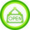 Open Neon Signs Unlocked Icon