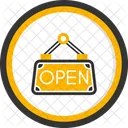 Open Neon Signs Unlocked Icon