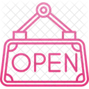 Open Neon Signs Unlocked Icon