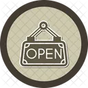 Open Neon Signs Unlocked Icon