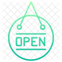 Open Close Sign Icon