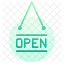 Open Close Sign Icon