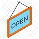 Open Label Open Tag Open Sign Icon